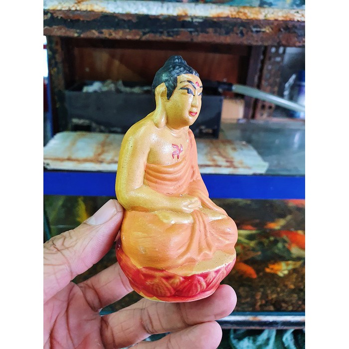 TƯỢNG PHẬT TRANG TRÍ HỒ CÁ NON BỘ CAO 9CM