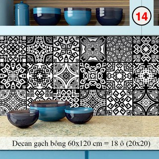 Giấy Dán Tường Nhà Bếp, Miếng Dán Bếp Chống Bắn Dầu Mỡ, Chịu Nhiệt Độ Cao  | Decal Dán Bếp Trắng Đen Cong Mã 14
