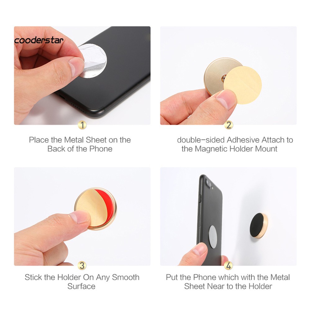 Giá Đỡ Điện Thoại Nam Châm Gắn Xe Ô Tô Tiện Dụng