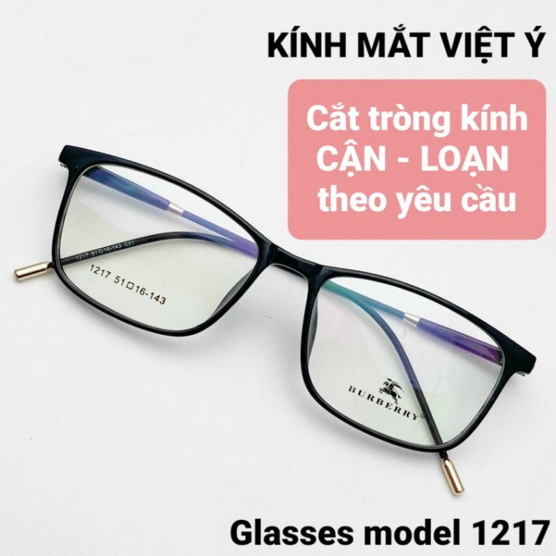 Gọng Kính Mắt Thời Trang Nam Nữ đã lắp sẵn tròng 0 độ