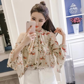 Áo rớt vai hoa🌸
