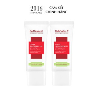 Kem chống nắng Cell Fusion C Clear Sunscreen 100 SPF 48/PA+++ | 2016 Skincare