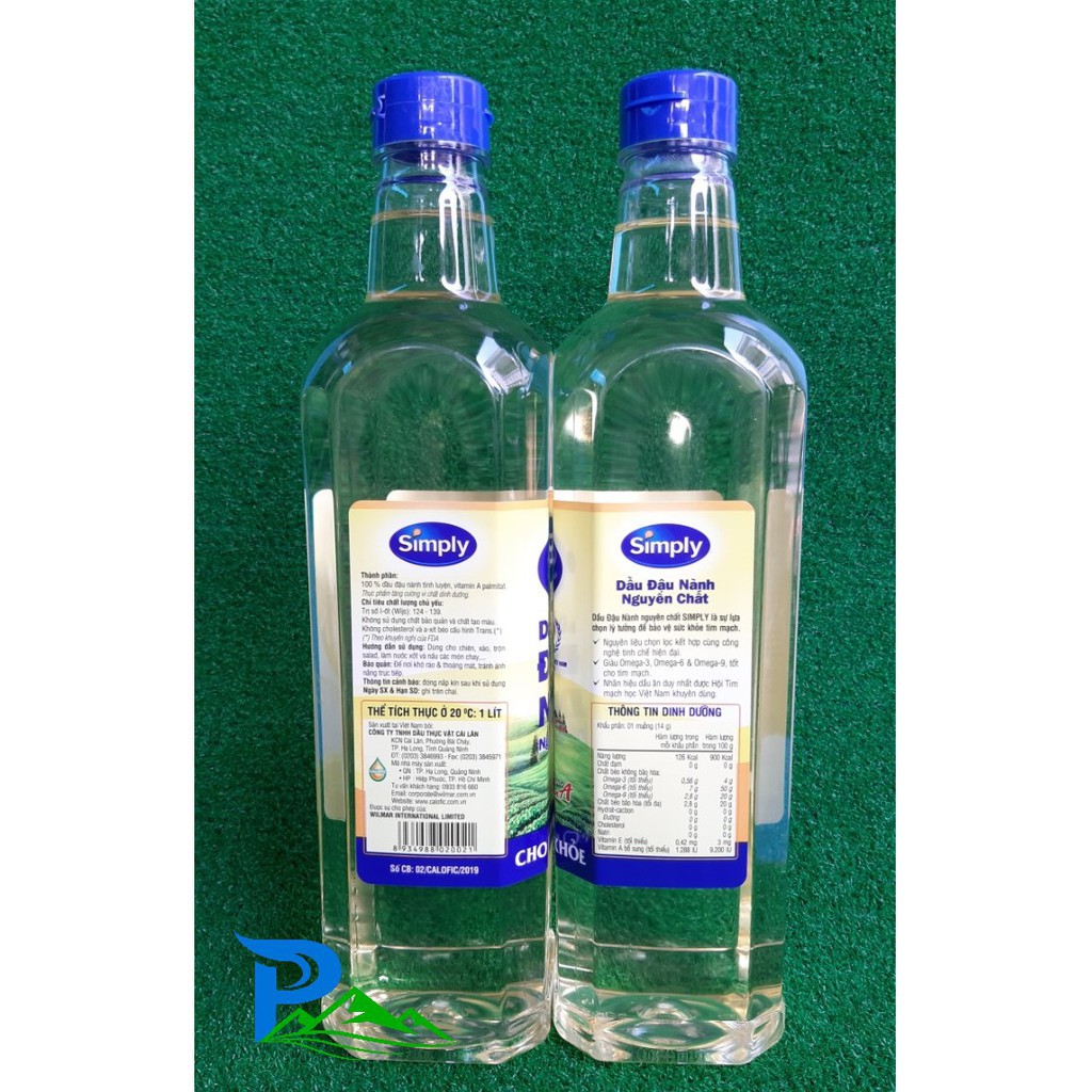 Dầu đậu nành Simply 1L