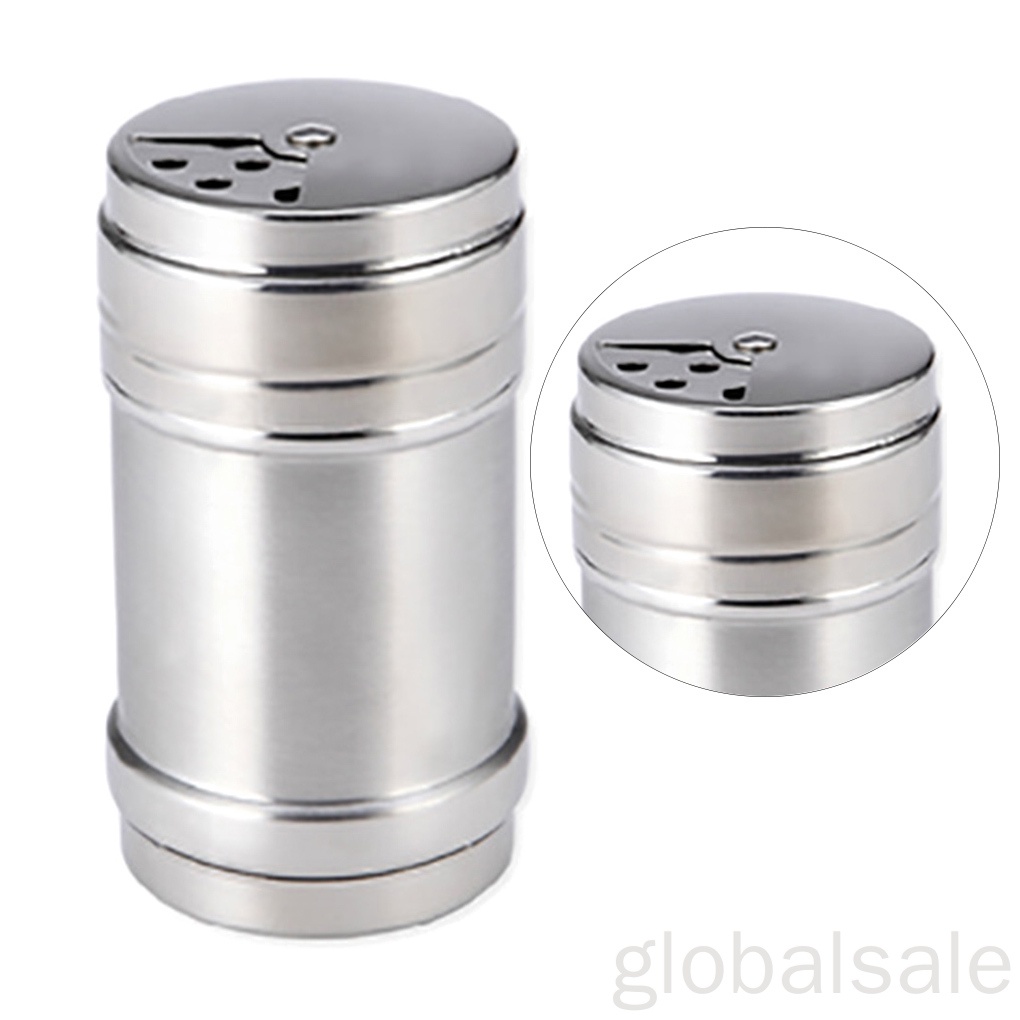 Lọ đựng gia vị bằng thép không gỉ có nắp xoay đa năng cho nhà bếp