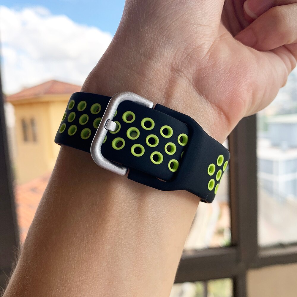 Dây đeo đồng hồ silicon thoáng khí thay thế cho Amazfit T-Rex Pro