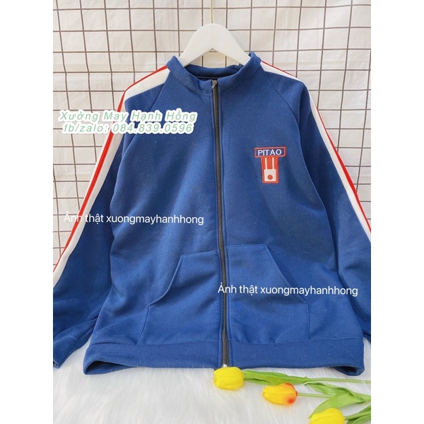 Áo khoác nỉ Pitao, Áo Sweater form rộng kiểu dáng Hàn Quốc - Xưởng May Hạnh Hồng | BigBuy360 - bigbuy360.vn