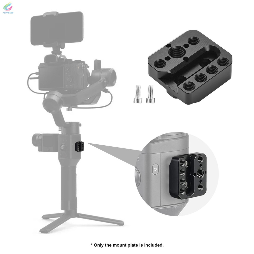 Đĩa Gắn Màn Hình 1 / 4 Inch 3 / 8 Cho Tay Cầm Chống Rung Dji Ronin S & Ronin Sc