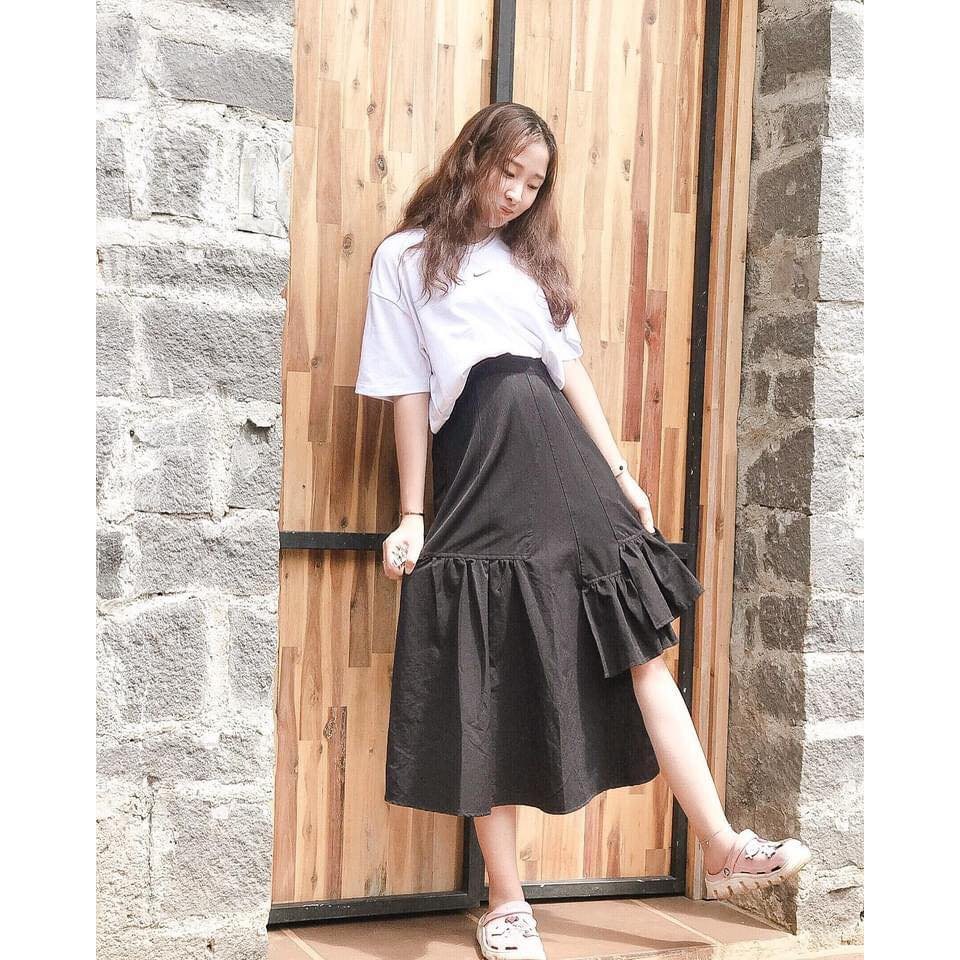 Chân Váy Ba Tầng Lệch Vạt Ulzzang - Mía Store | BigBuy360 - bigbuy360.vn