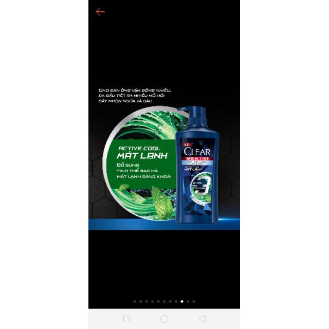 Dầu tắm gội Clear Men 3 in 1 630ml | BigBuy360 - bigbuy360.vn