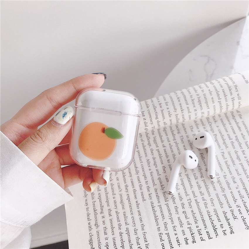 Vỏ Bảo Vệ Hộp Đựng Tai Nghe Airpods Trong Suốt In Hình Mặt Cười Dễ Thương | BigBuy360 - bigbuy360.vn