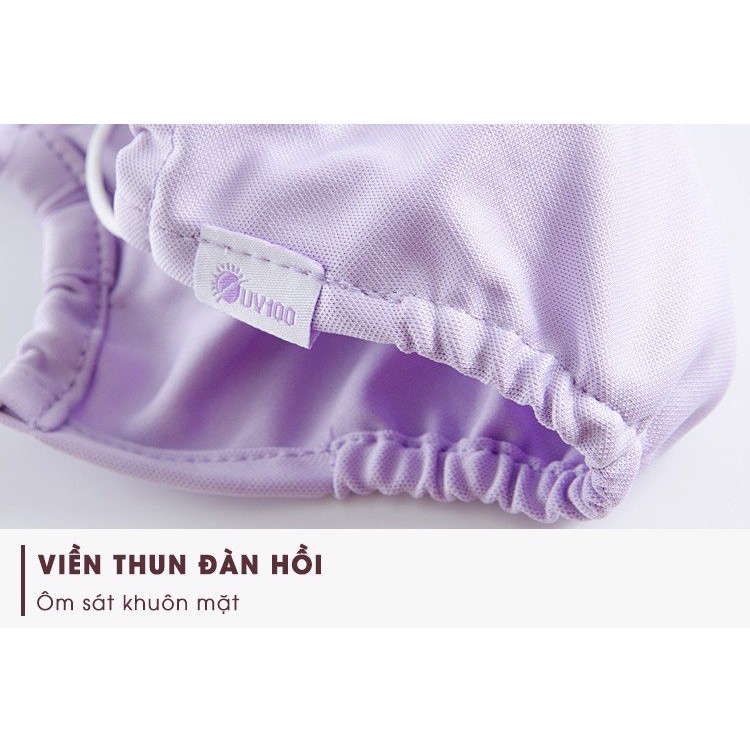 Khẩu trang chống nắng unisex chất liệu kháng khuẩn, hút ẩm nhanh khô UV100 LC 10027 | BigBuy360 - bigbuy360.vn