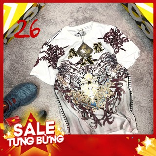 Áo cộc tay nam nữ AH26 unisex cotton cao cấp in hình 4D phản quang thêu chỉ nổi (sỉ inbox)