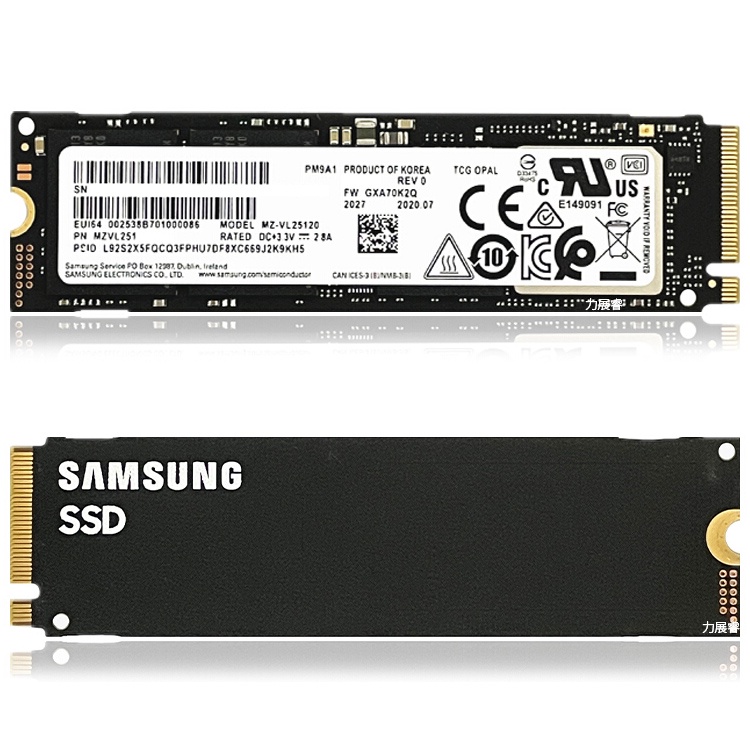 Ổ cứng SSD Samsung NVMe PM9A1 M.2 PCIe Gen4 x4 256GB - Bảo hành 36 Tháng