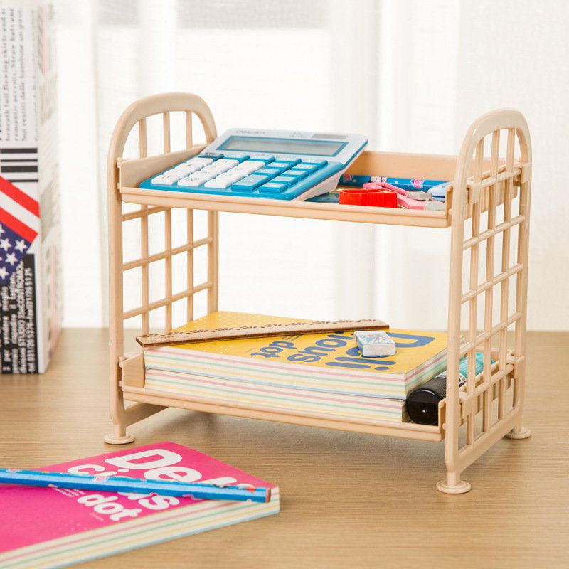 Kệ nhựa mini 2 tầng