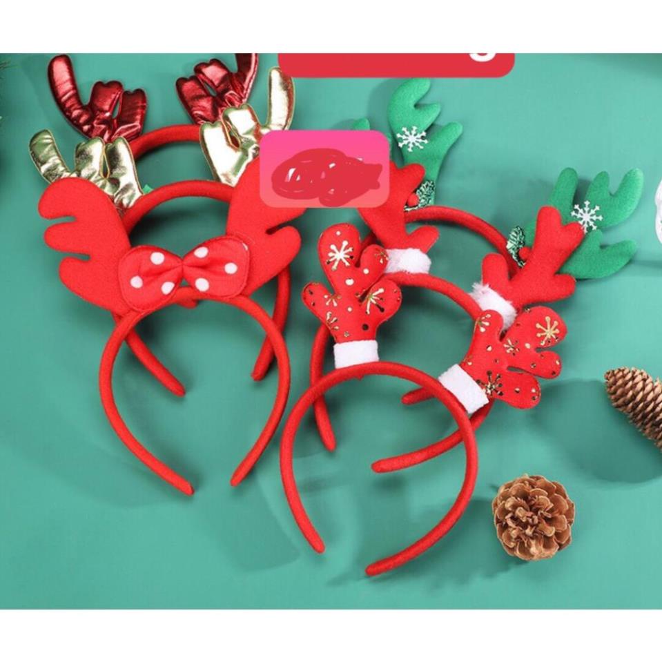 Bờm Noel⭐ băng đô cài tóc đồ dùng làm quà tặng trong mùa giáng sinh