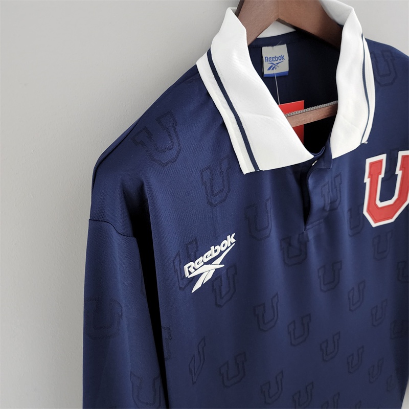 Áo Bóng Đá Dài Tay Phong Cách Universidad de Chile Home Away 1998