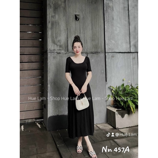 ĐẦM ZIP CỔ RỘNG ÔM DÁNG DÀI SIÊU HOT