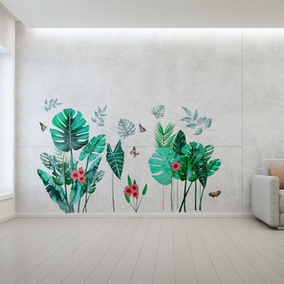 Miếng Dán Tường Trang Trí Hình Cây Lá
