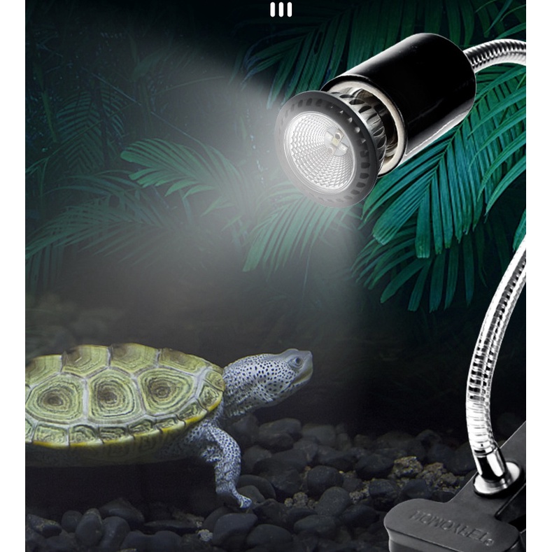 Đèn led UVB 5.0 và UVB 10.0 5w bổ sung canxi cho bò sát thú cưng không cần dùng chụp đèn