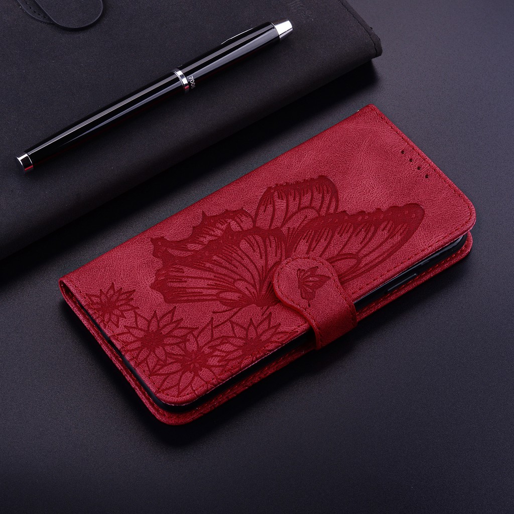 Flip Case Xiaomi Mi 11 Poco F3 X3 Pro X3 Nfc Retro Butterfly PU Leather Wallet Flip Cover Soft Card Slot Phone Case