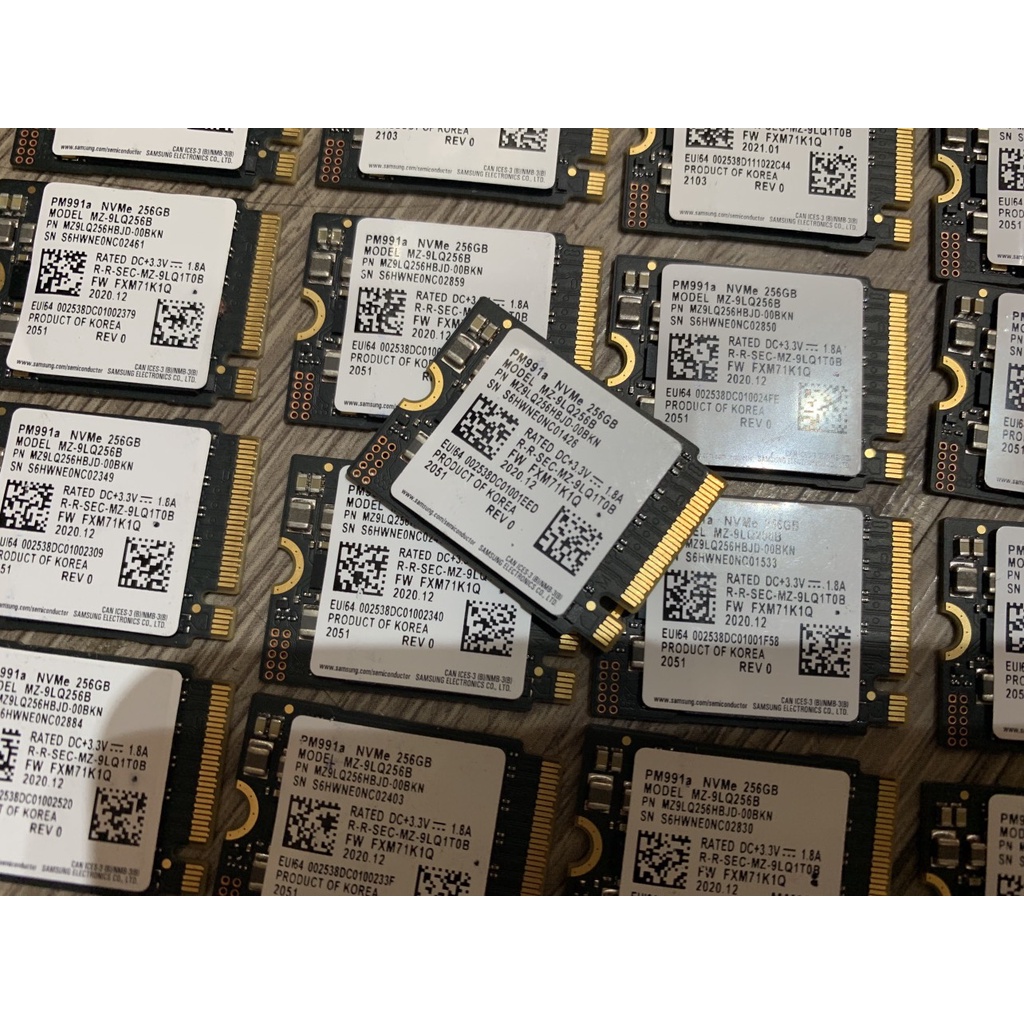 Ổ cứng máy tính SSD Samsung PM991a PCIe Gen3x4 M2 2230 NVMe - 256GB/512GB