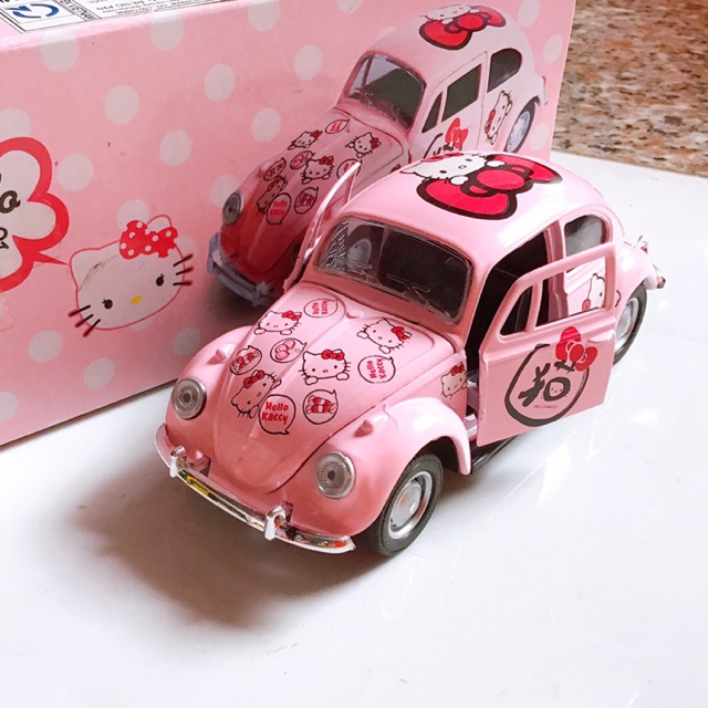 Xe chạy trớn sắt hello kitty hồng