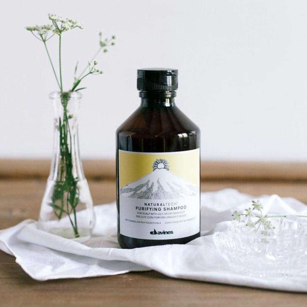 Dầu gội ngừa gàu khô gàu ướt Davines NaturalTech Purifying Shampoo 250ml-1000ml