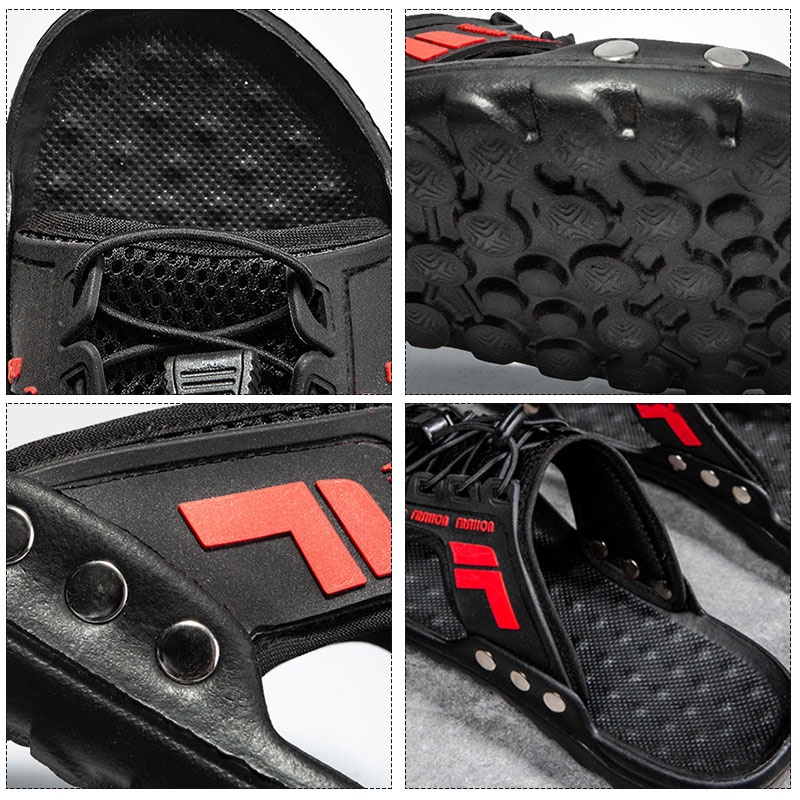 Dép đi biển QIAOYILUO thiết kế mới chống trượt cao cấp thời trang dành cho nam