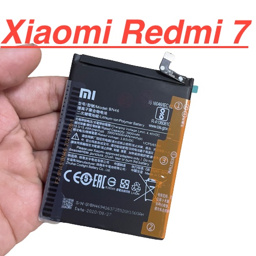 ✅ Pin Zin Chính Hãng Xiaomi Redmi 7 Mã BN46 Dung Lượng 4000mah Battery Linh Kiện Thay Thế