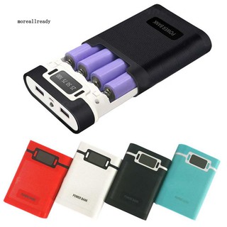 was_Portable 4 Slot LCD Display DIY Power Bank Case Box 18650 Battery Charger Holder