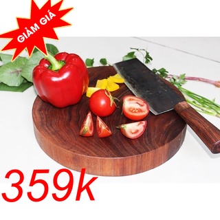 Thớt gỗ nghiến Cỡ 34-39cm chuẩn nghiến không mùn hàng dày dặn