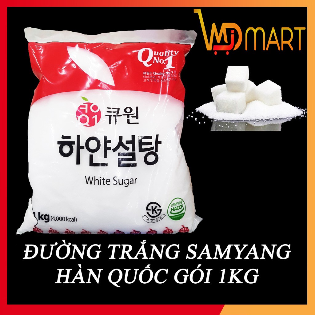 Đường trắng Samyang nhập khẩu Hàn quốc gói 1kg