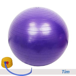 Bóng trơn 65cm + bơm
