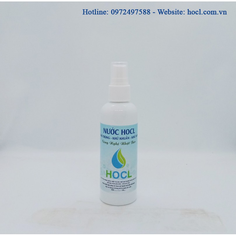 Nước khử trùng sát khuẩn HOCL 100ml