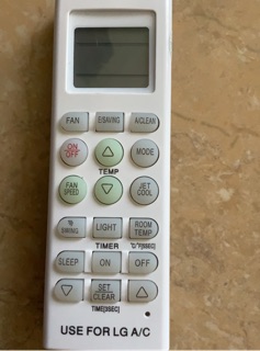 Điều khiển điều hoà LG 1c + kèm pin