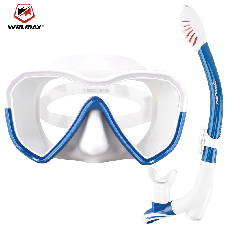 Mặt Nạ Lặn Biển Bằng Silicone Kèm Ống Thở Cho Người Lớn WINMAX