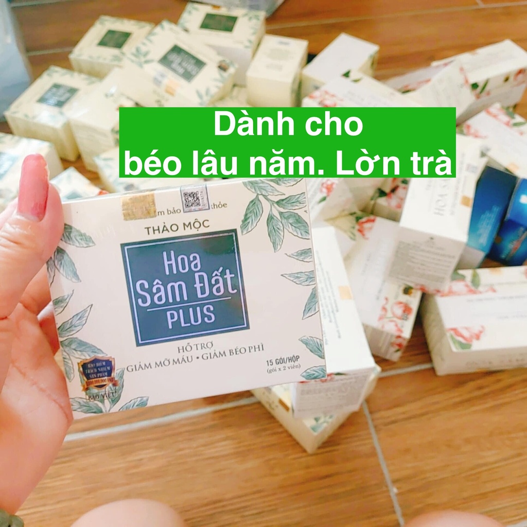 Trà Giảm Cân Hoa Sâm Đất Plus ZN - Xả Kho