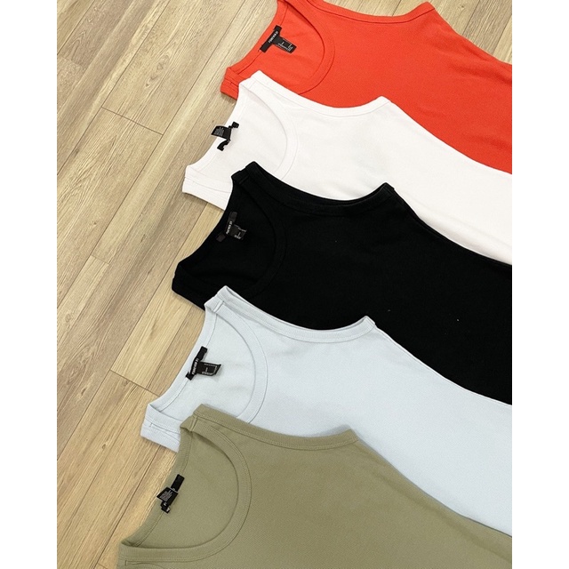 Đầm body gân sát nách F21 xuất xịn