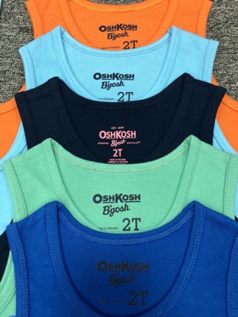 Áo ba lỗ sát nách bé trai Oshkosh size 1-5t