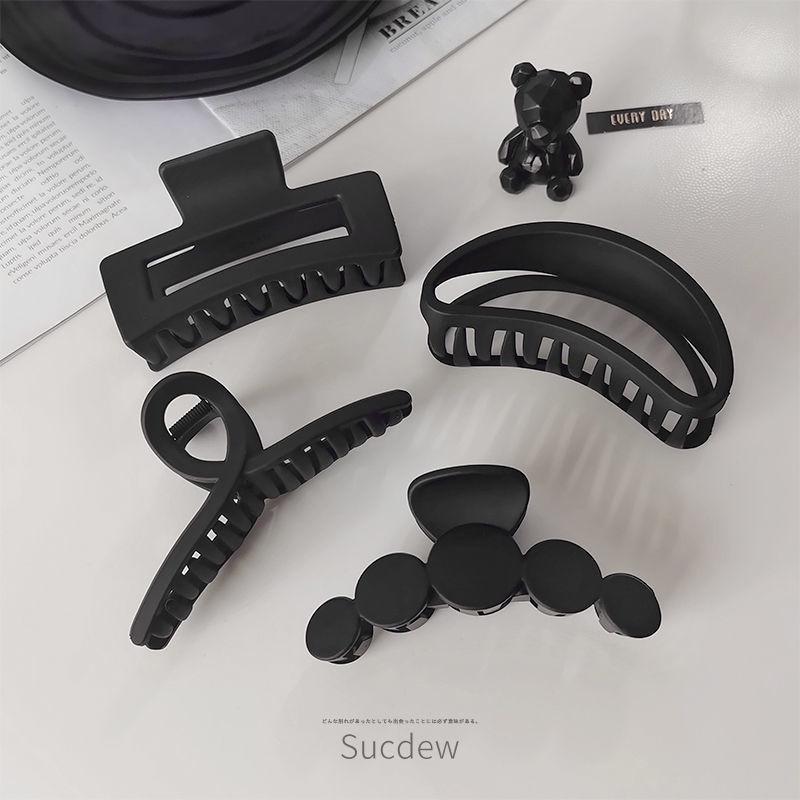 Kẹp tóc màu đen phong cách Hàn Quốc thời trang cho nữ