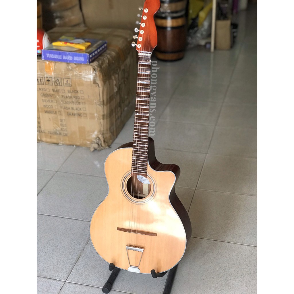 Đàn guitar vọng cổ thùng gỗ hồng đào