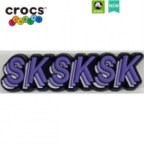 Kẹp Khóa Giày CROCS In Chữ Phù Hợp Cho Trang Trí
