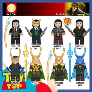 [Một con] mini lắp ráp ghép Loki tuyển tập mẫu Avengers, TVA , ... trong Marvel xếp hình WM6118