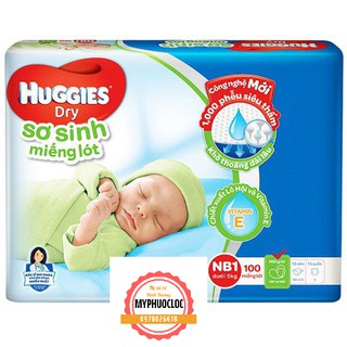 Tã lót huggies newborn 1 ( 56-100 miếng)