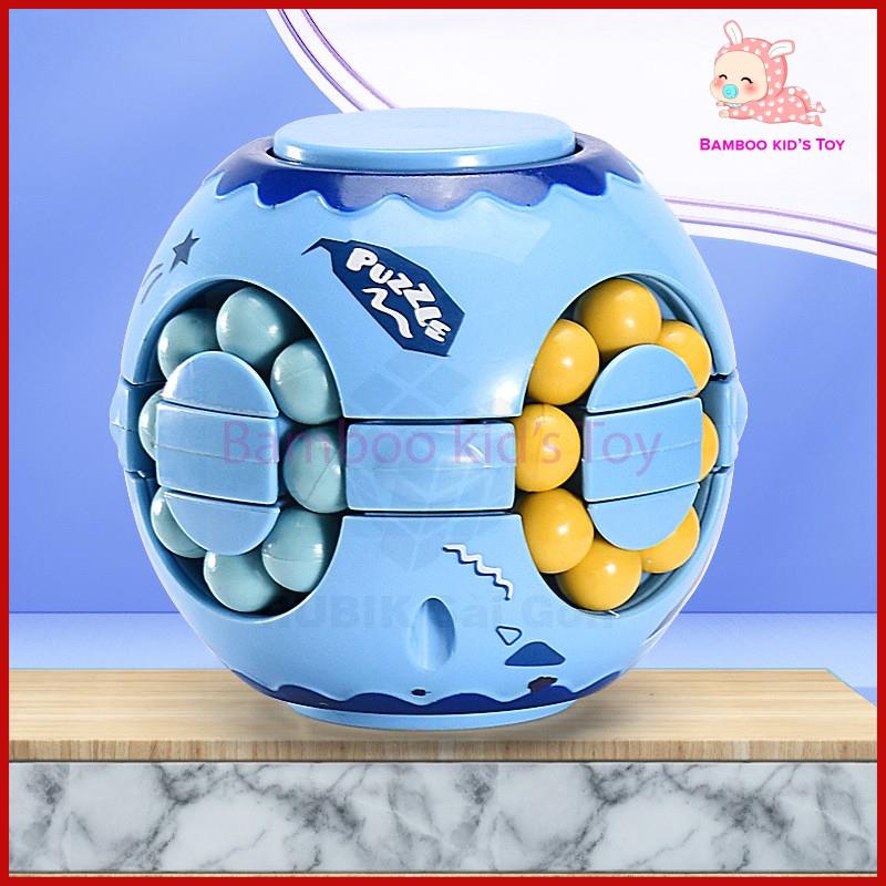 Rubik Bi, Biến Thể Con Quay Hình Hạt Đậu Ma Thuật Cho Bé, Đẹp Mắt, Xoay Trơn, Mượt