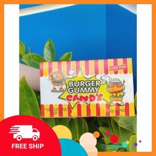 Kẹo dẻo 3 lớp macron humburger 300g