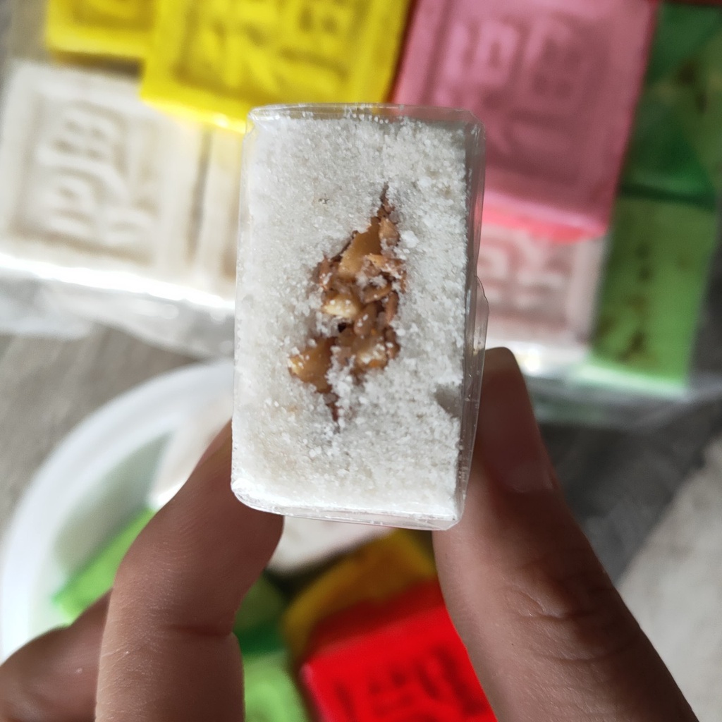 Bánh Ngũ sắc,oản 5 màu vuông 10 bánh