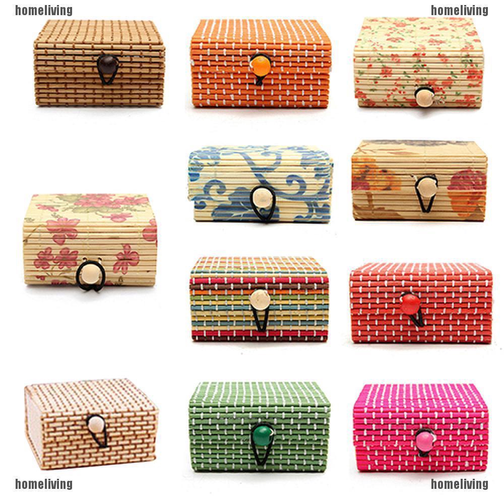 Hộp Đựng Trang Sức Bằng Gỗ Tre
