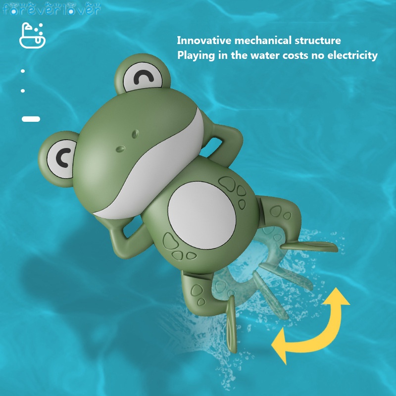  Baby Bath Toys Cute Clockwork Animals Frog Water Toys Swimming Pool Water Game Best Gifts for Children