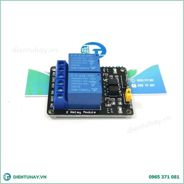 Module Relay 12V 2 Kênh DC H/L Loại Tốt